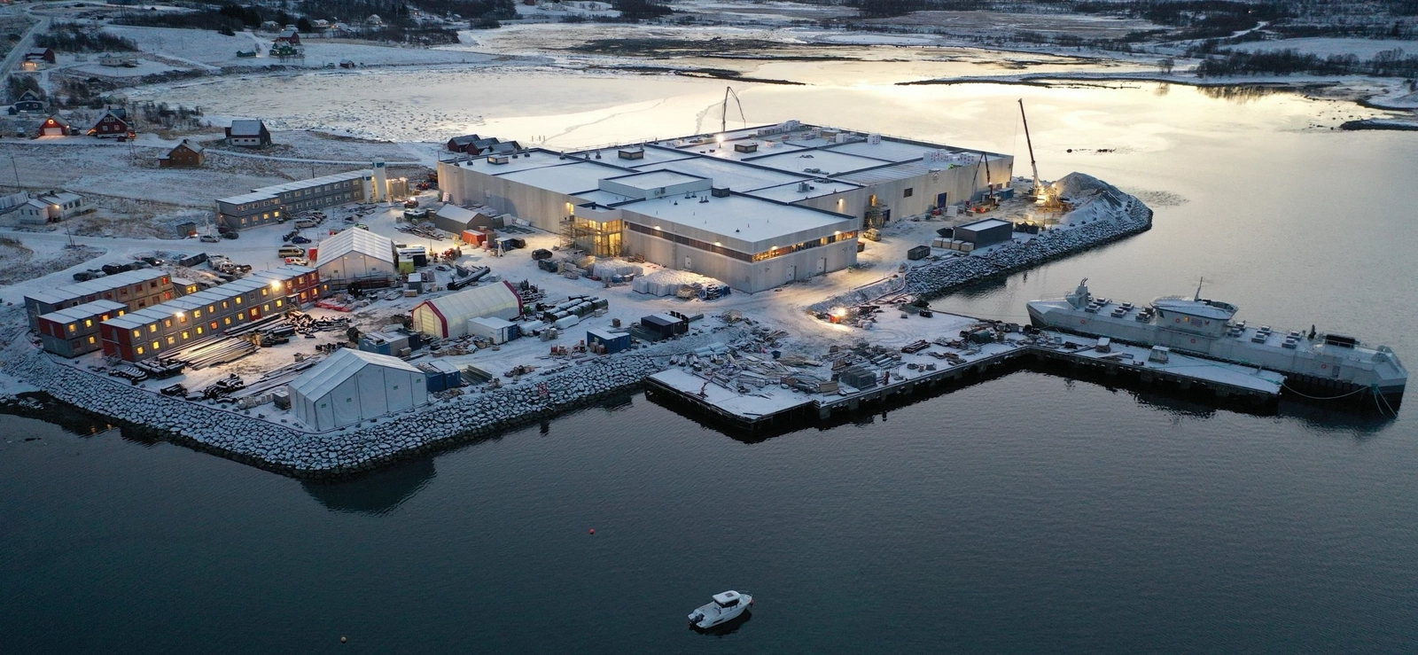 NRS Dafjord, et anlegg som krevde samordning av mange fag