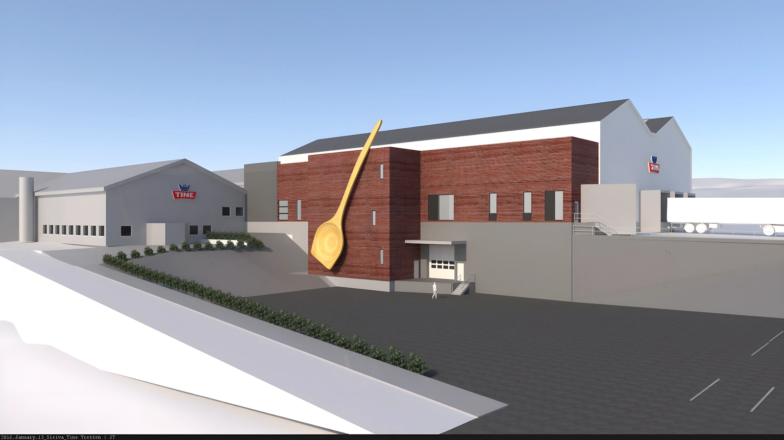 TINE Tretten, with hygienic zones built in from the start